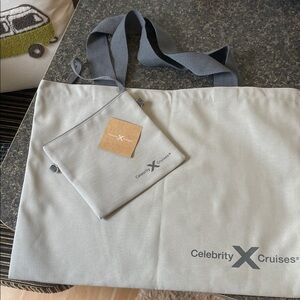 Gray Tote Bag Set